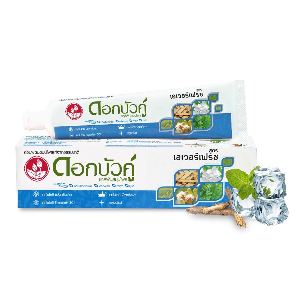 Dokbuaku Everfresh Herbal Toothpaste