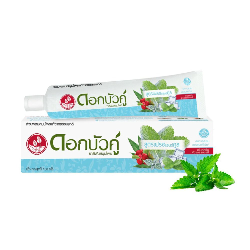 Dokbuaku Fresh and Cool Herbal Toothpaste